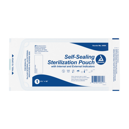 DYNAREX Sterilization Pouches 5.25" x 7.5" 4463